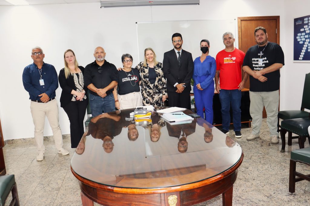 Presidente do TJBA se reúne com representantes do SINPOJUD e do SINTAJ para discutir melhorias  