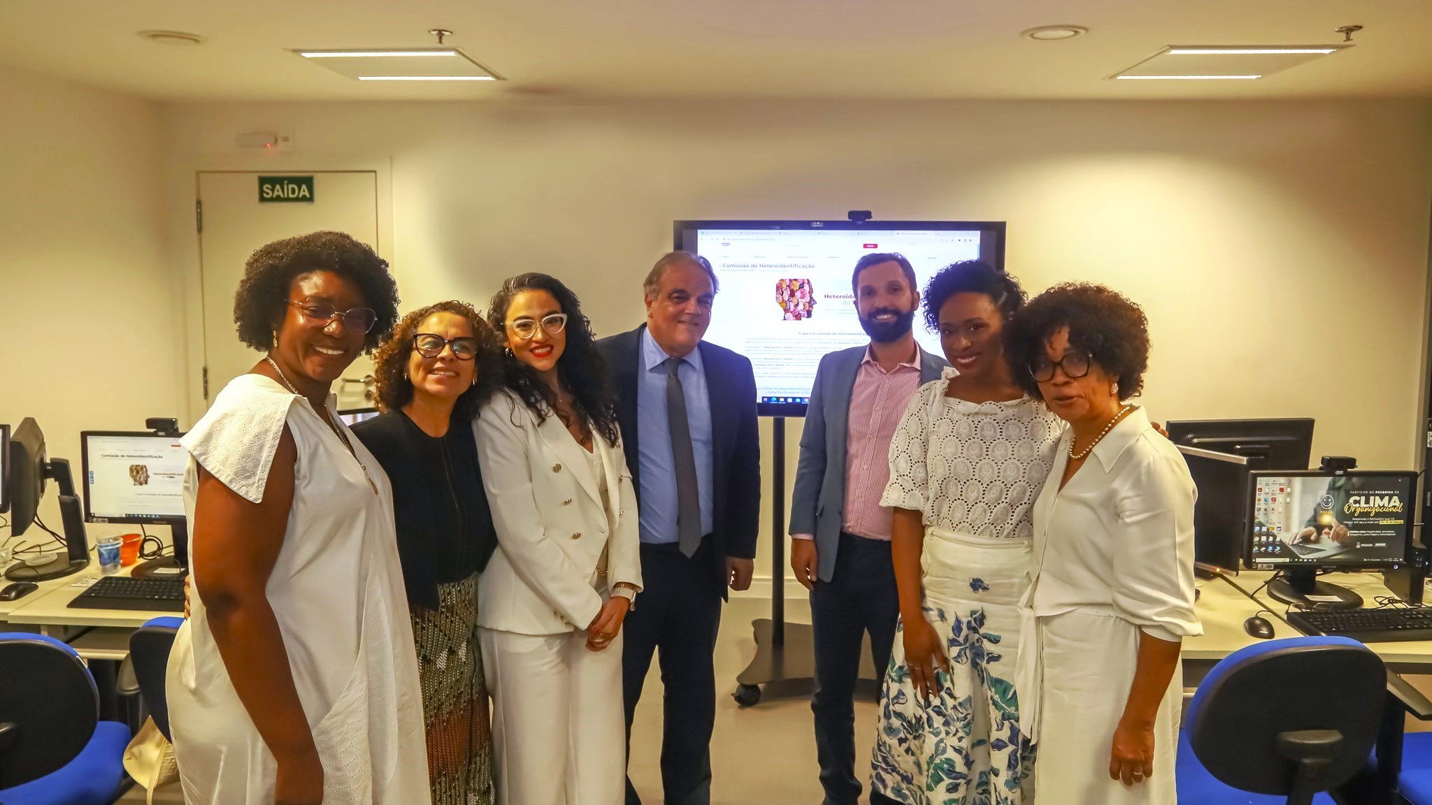 Comissão de Heteroidentificação do TJBA inicia avaliação de candidatos e recebe visita de Juíza do TJRS     