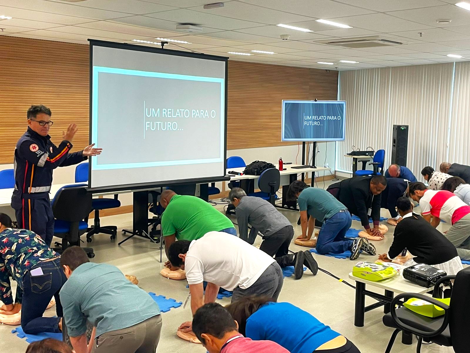 TJBA realiza treinamento para situação emergencial de parada cardiorrespiratória   