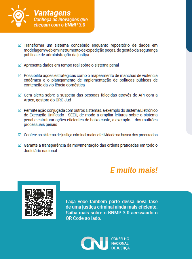 Banco Nacional de Medidas Penais e Prisões - BNMP  