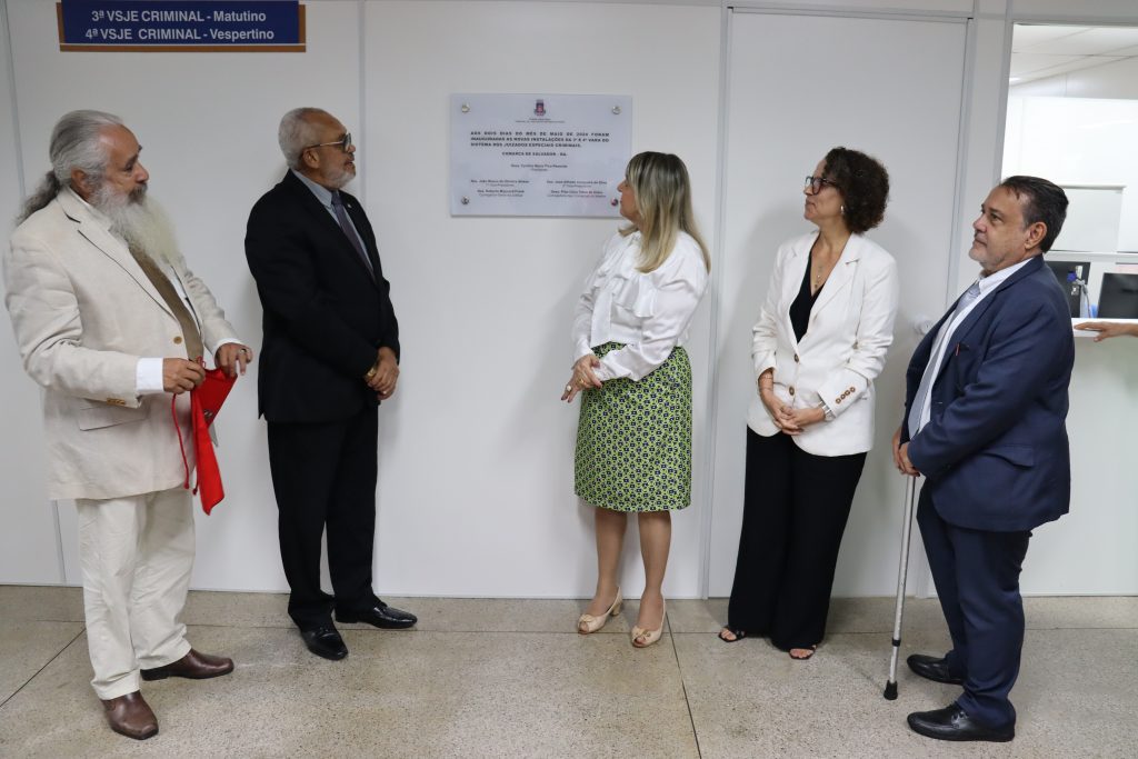 Presidente do TJBA inaugura novas instalações da 3ª e da 4ª Varas Criminais dos Juizados Especiais no Fórum Ministro Adhemar Raymundo da Silva