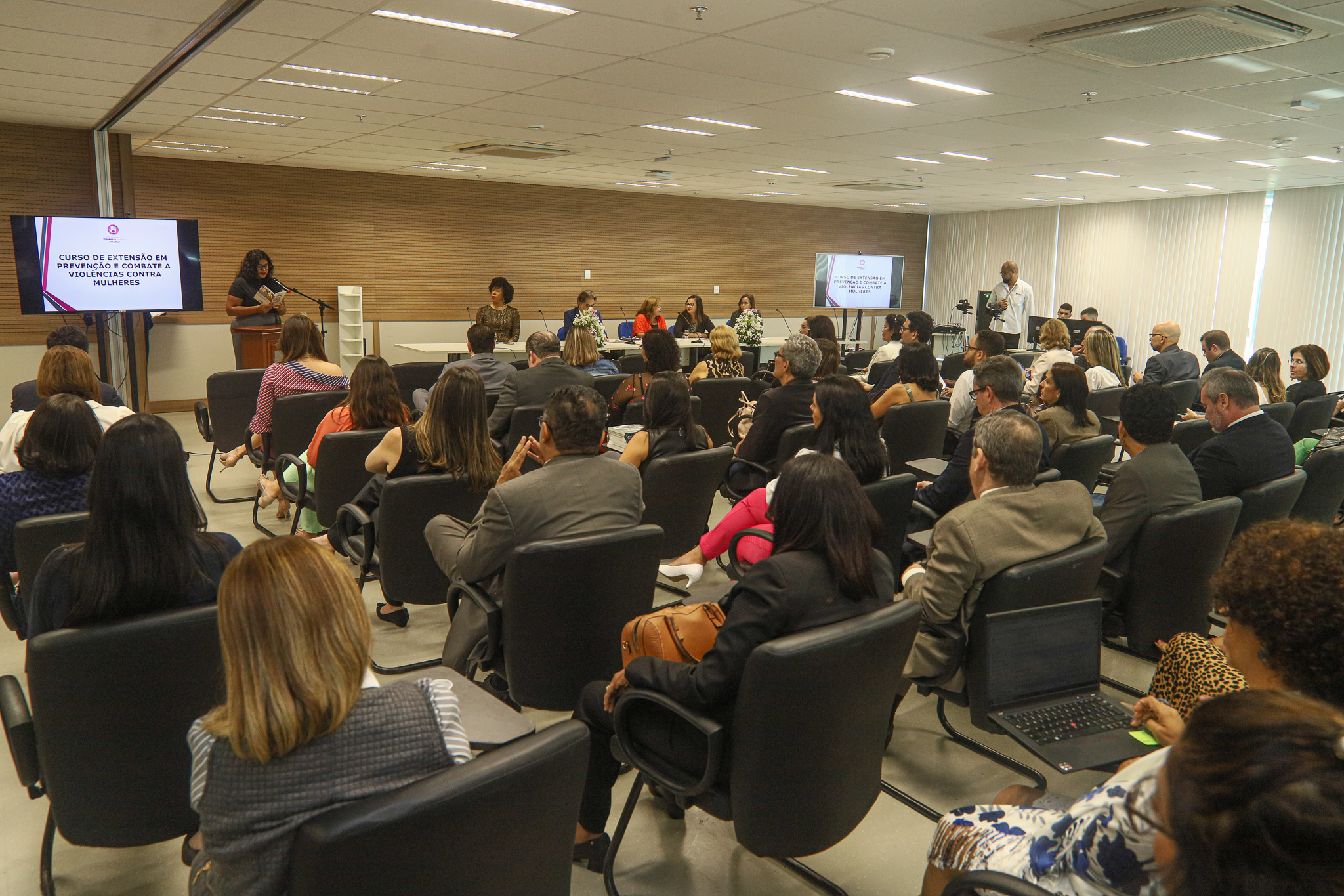 TJBA realiza abertura do curso de prevenção e combate à violência contra a mulher   