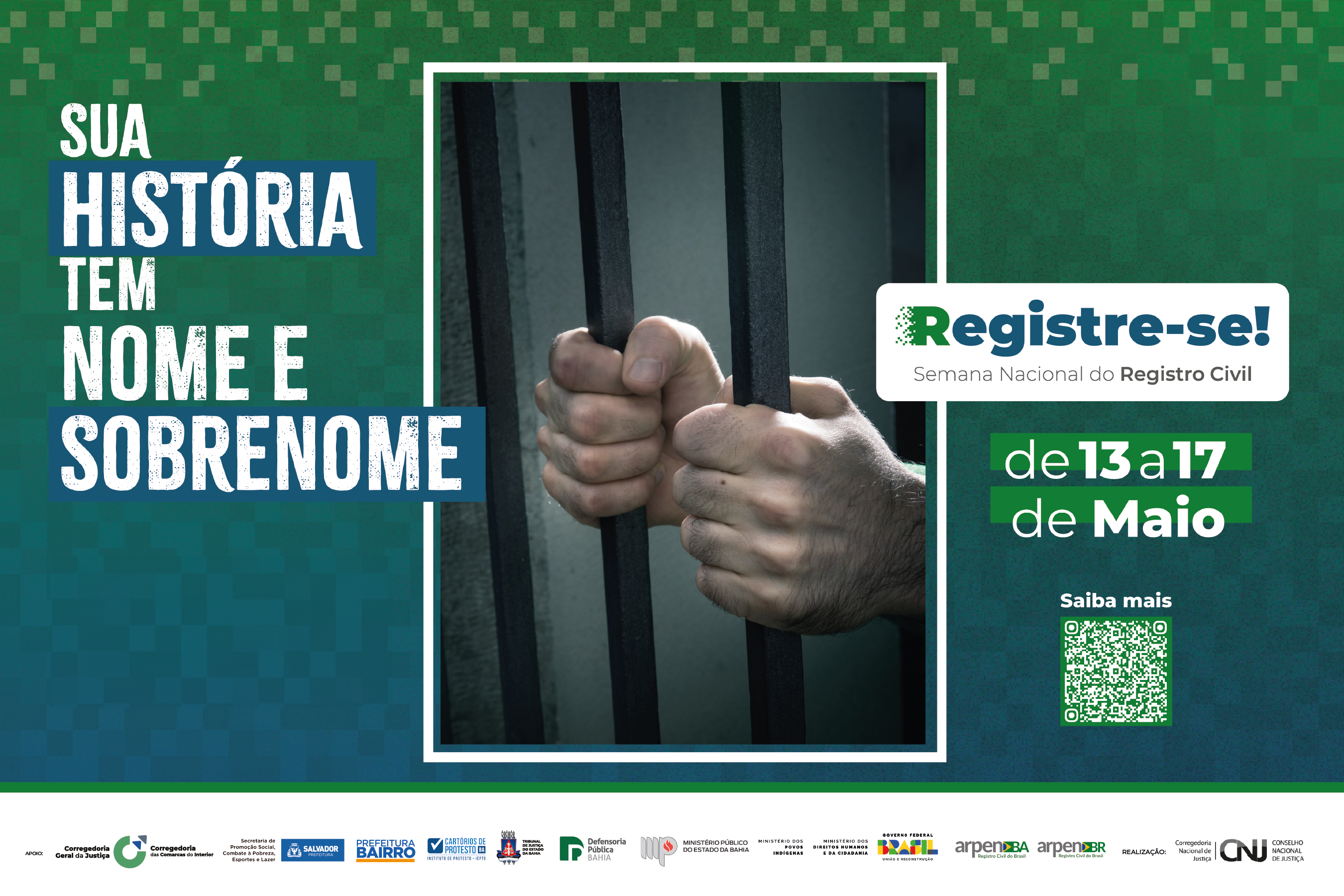 “Registre-se” TJBA: confira os locais de atendimento para a emissão gratuita de documentos civis    
