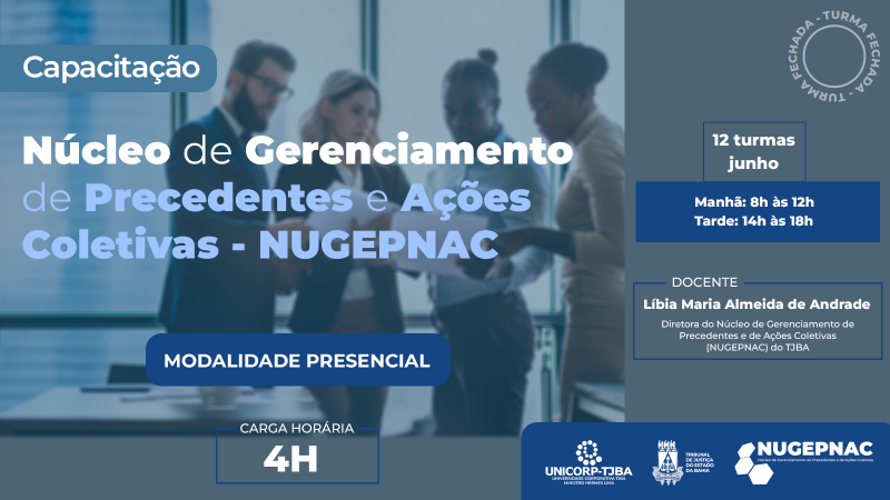 Sobrestamento de processos é tema de curso na Unicorp-TJBA   