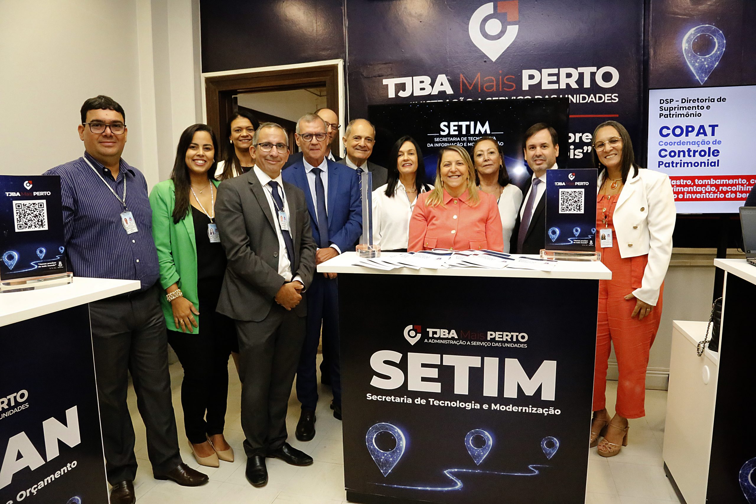 TJBA Mais Perto: Segesp, Setim e Sead participam do projeto e prestam atendimento a magistrados e servidores    