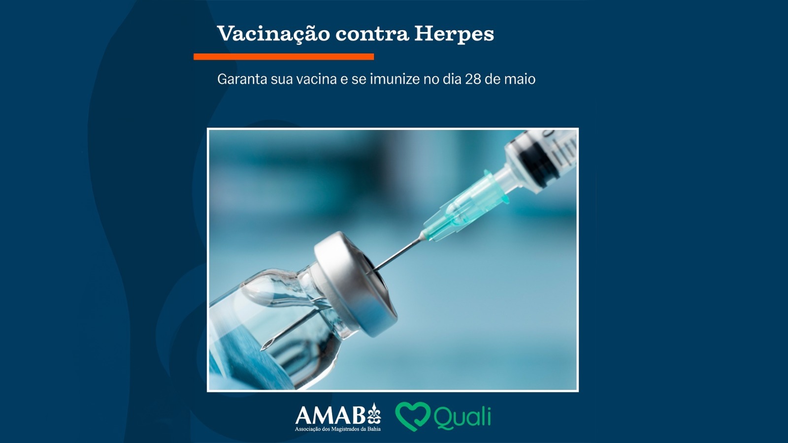 TJBA informa: Amab promove Vacinação contra Herpes Zoster, na próxima terça-feira (28)   
