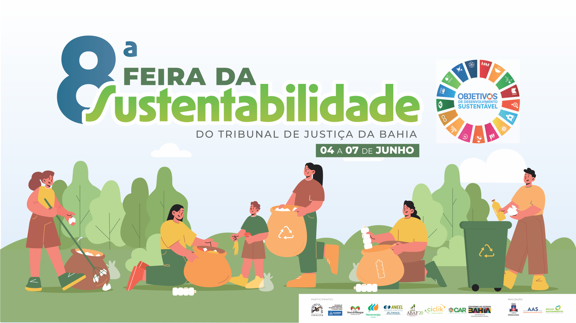 TJBA promove a 8ª edição da Feira de Sustentabilidade   
