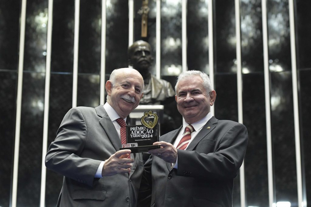 TJBA recebe o Prêmio Adoção Tardia: campanha “Filhos são eternos bebês” é reconhecida no Plenário do Senado