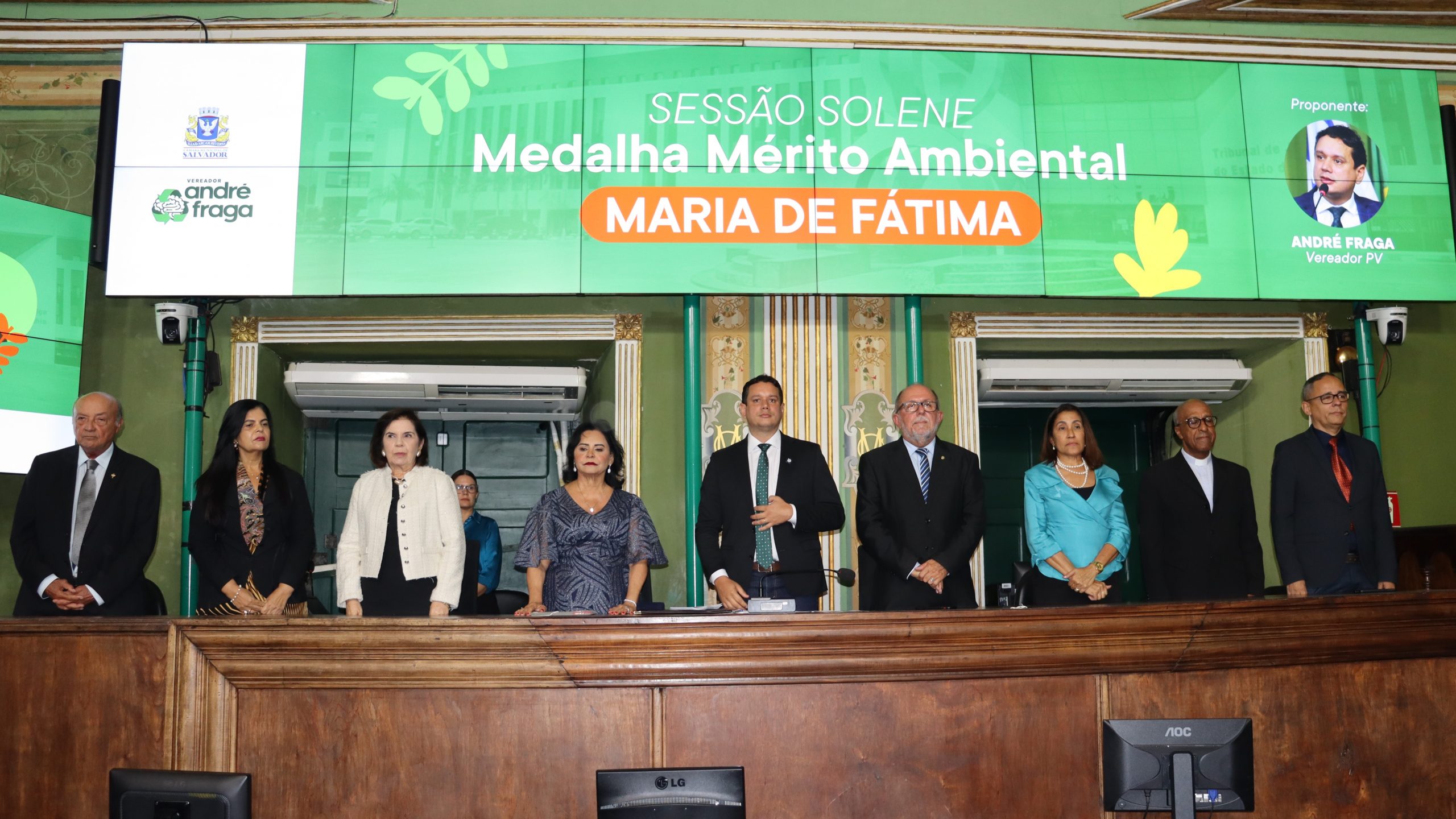 Desembargadora Maria de Fátima Carvalho recebe Medalha Mérito Ambiental Mário Leal Ferreira    