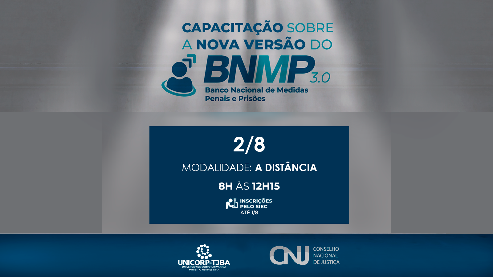 Turma on-line para capacitação do BNMP 3.0: inscrições abertas até 1º de agosto   