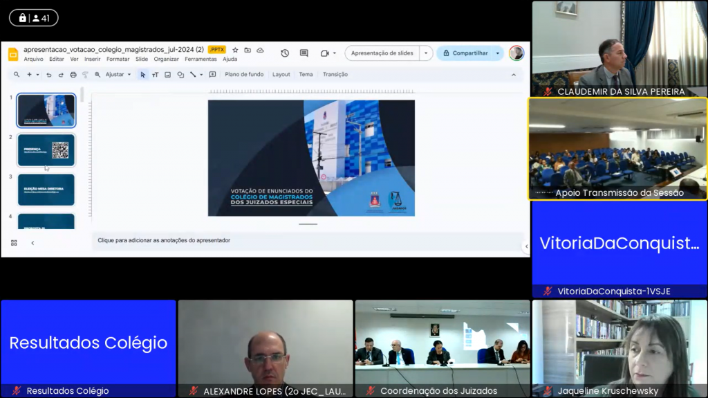 Colégio de Magistrados dos Juizados Especiais elege nova Mesa Diretora e vota enunciados    
