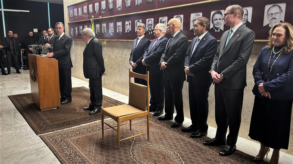 Presidente do TJBA prestigia homenagem ao Ministro aposentado Ilmar Galvão; cerimônia aconteceu no STF    