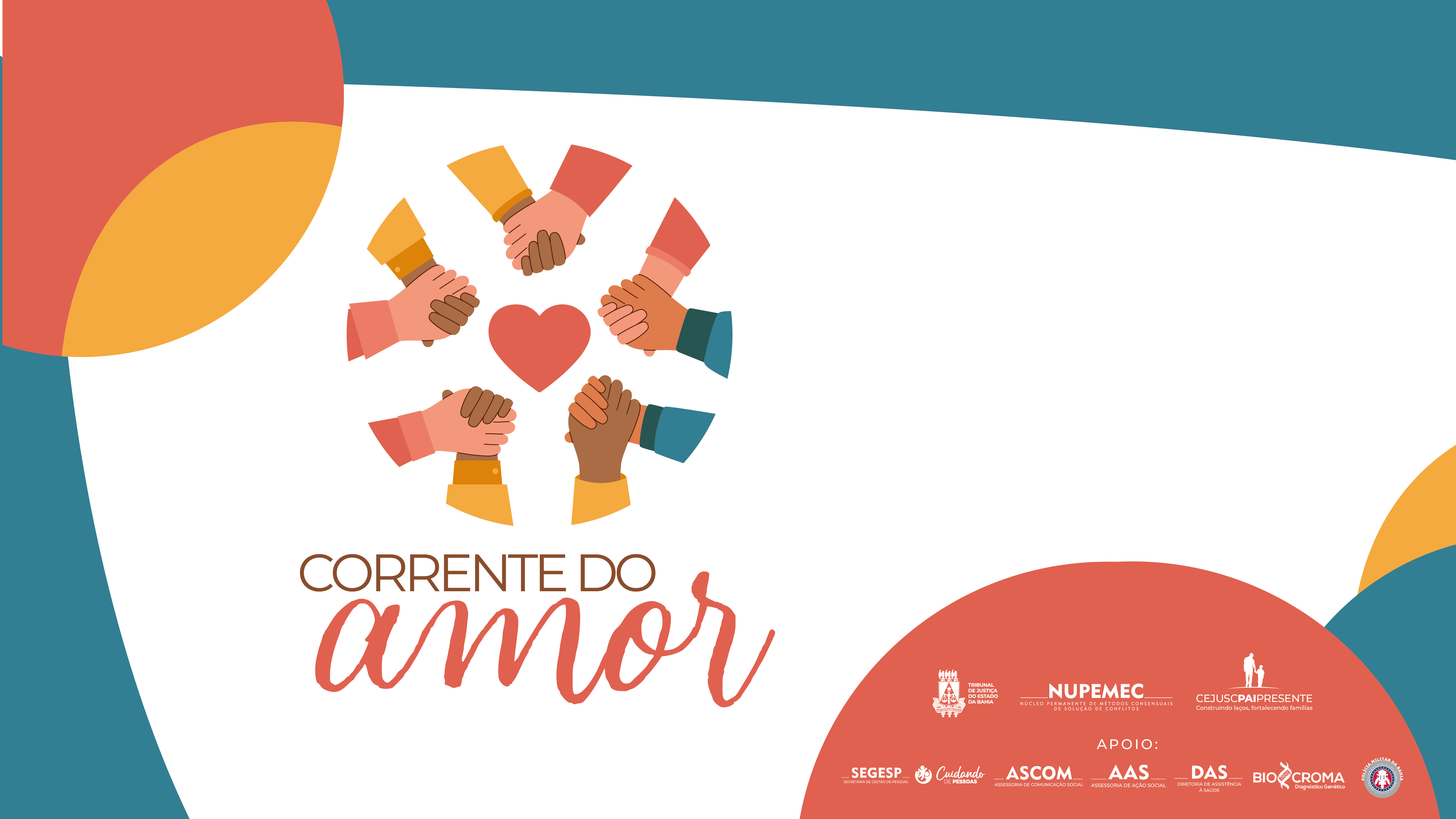 Corrente do Amor: TJBA promove mutirão de exames de paternidade do projeto Pai Presente de 13 a 16/08    