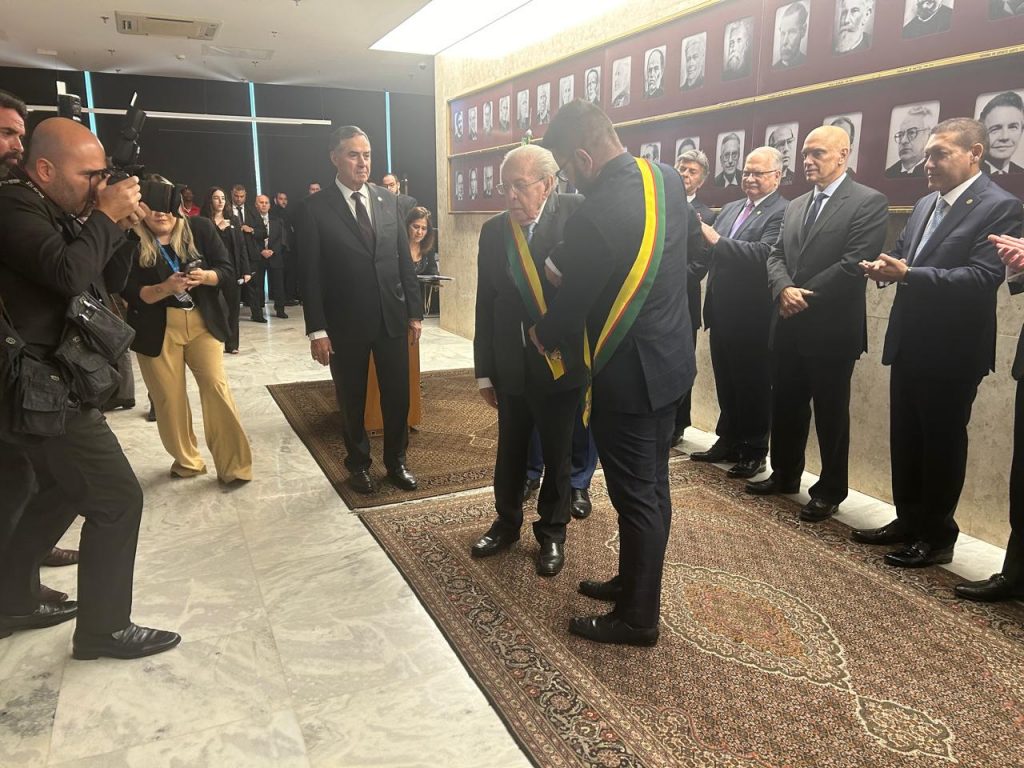 Presidente do TJBA prestigia homenagem ao Ministro aposentado Ilmar Galvão; cerimônia aconteceu no STF    