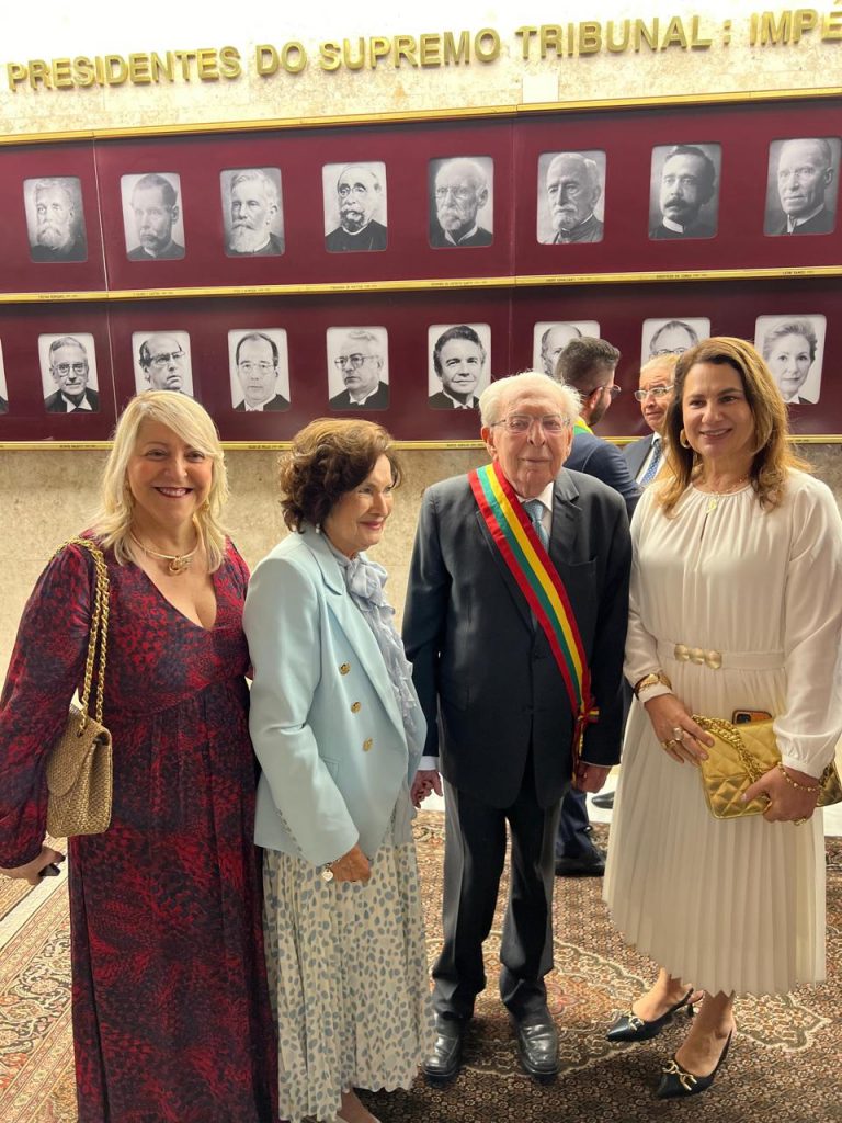 Presidente do TJBA prestigia homenagem ao Ministro aposentado Ilmar Galvão; cerimônia aconteceu no STF    