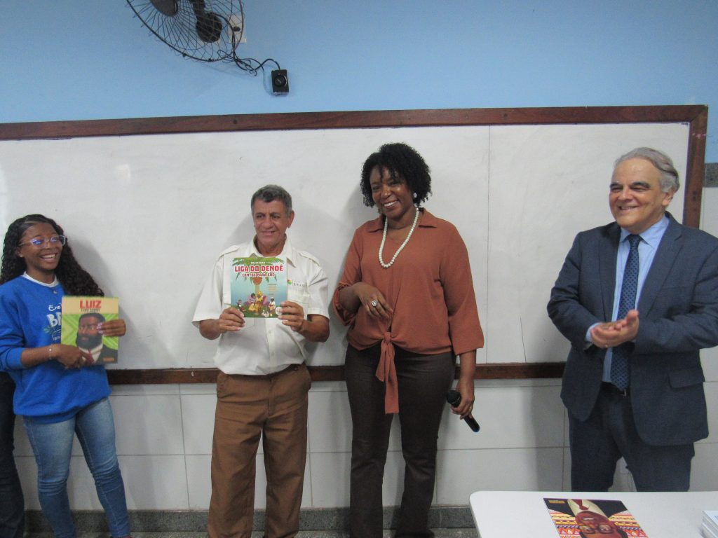 TJBA faz aula inaugural do Projeto “Luiz Gama: CIDIS nas Escolas” na Escola Municipal São Domingos Sávio, em Salvador