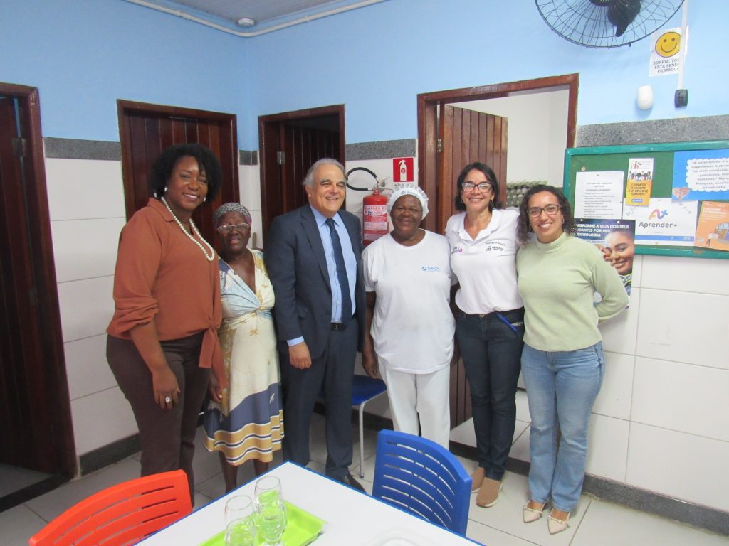 TJBA faz aula inaugural do Projeto “Luiz Gama: CIDIS nas Escolas” na Escola Municipal São Domingos Sávio, em Salvador