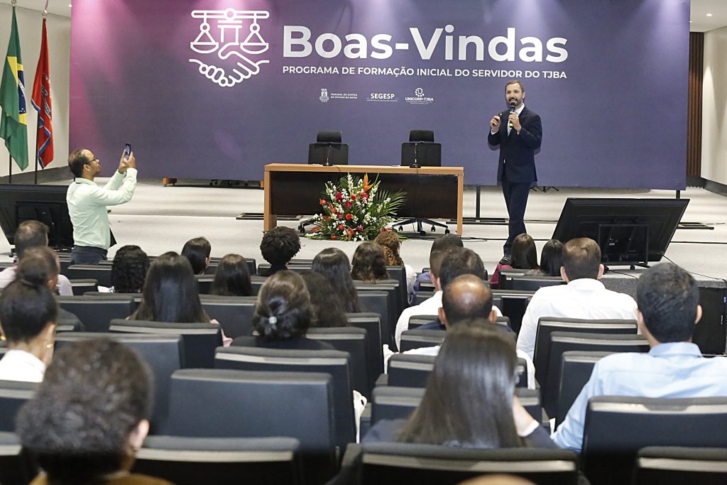 Programa Boas-Vindas promove palestras e momentos de integração para novos servidores do TJBA