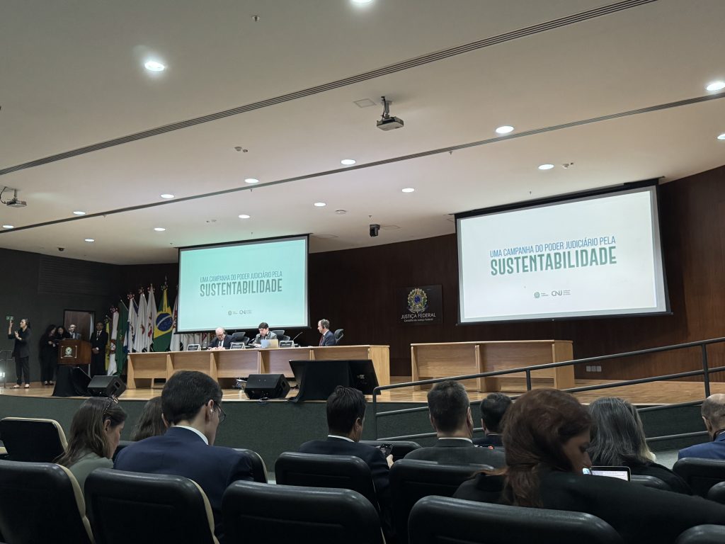 Núcleo Socioambiental do TJBA participa da 1ª Conferência Internacional para a Sustentabilidade no Sistema de Justiça em Brasília    