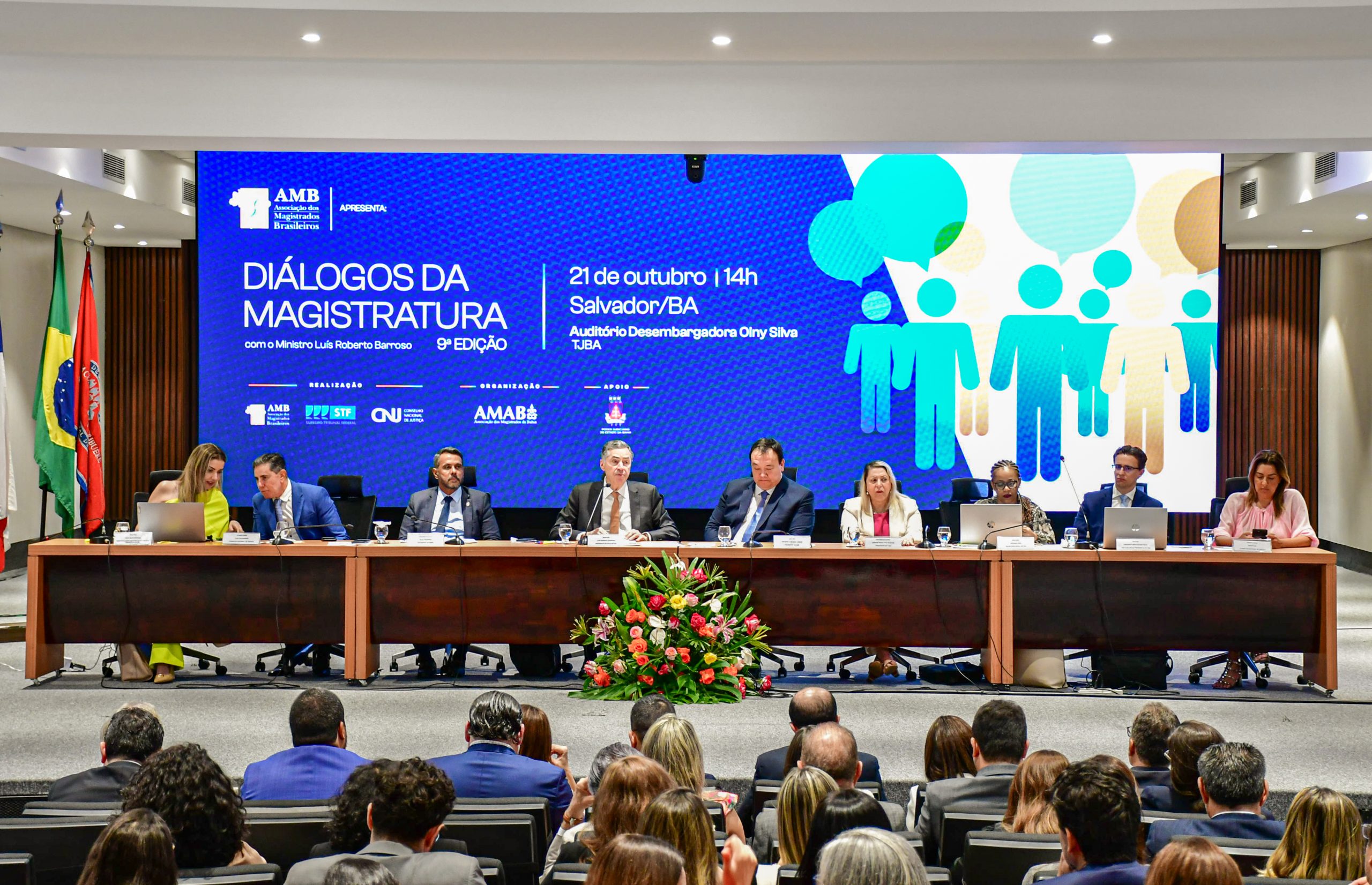 Juízes do TJBA se reúnem com Presidente do STF durante o Programa Diálogos da Magistratura; temas de interesse da categoria e da sociedade foram tratados em Salvador   