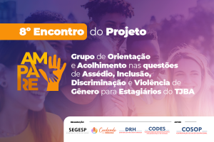 8º Encontro do Projeto AMPARE discute Bullying e Cyberbullying com estagiários; evento ocorre no dia 11 de outubro    