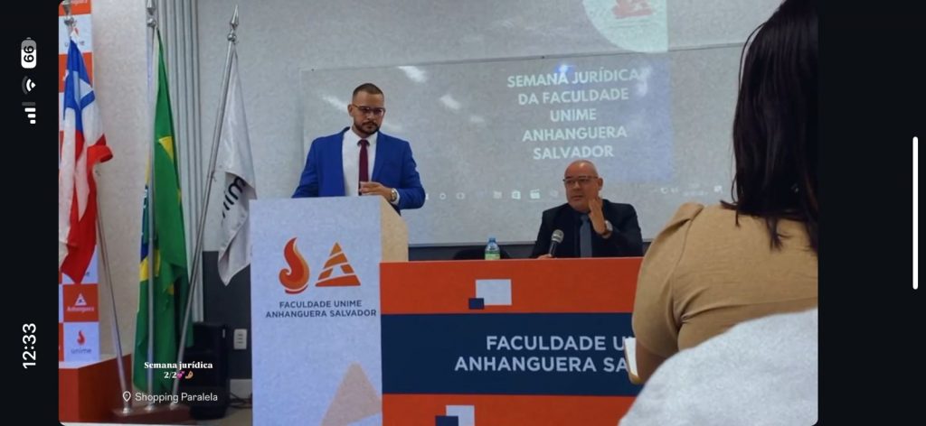 Núcleo de Cooperação Judiciária do TJBA participa da Semana Jurídica da Faculdade Unime Anhanguera, da Paralela   