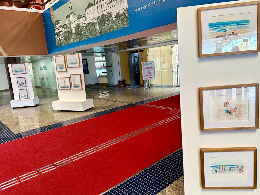 Um Novo Olhar: TJBA recebe exposição do Artista Plástico Sérgio Amorim até 25 de outubro   