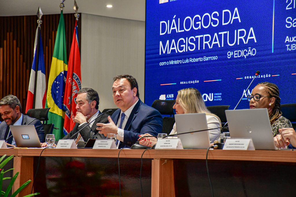 Juízes do TJBA se reúnem com Presidente do STF durante o Programa Diálogos da Magistratura; temas de interesse da categoria e da sociedade foram tratados em Salvador   