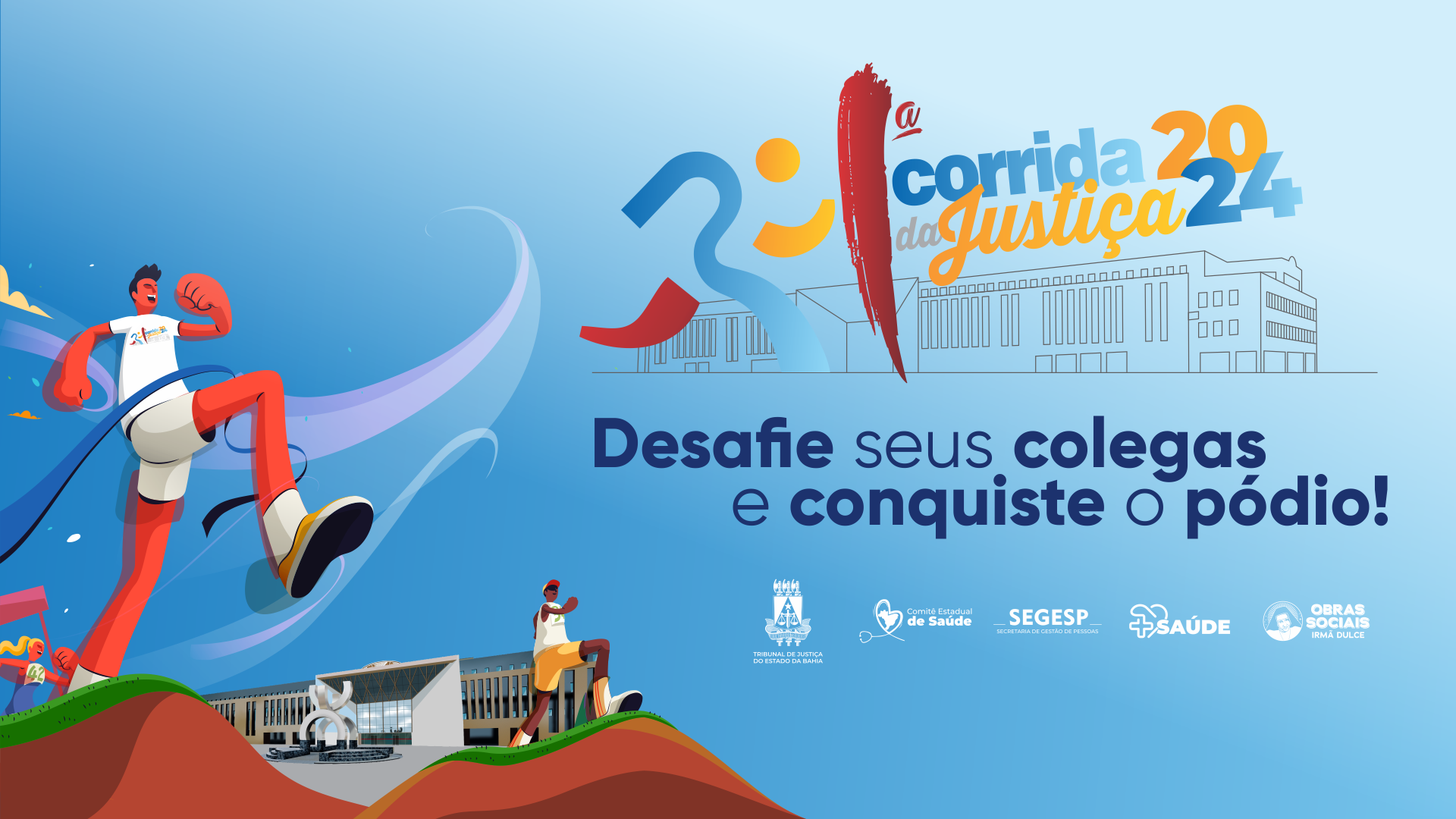 TJBA dá a largada e marca a data da Corrida da Justiça; interessados já podem se inscrever   