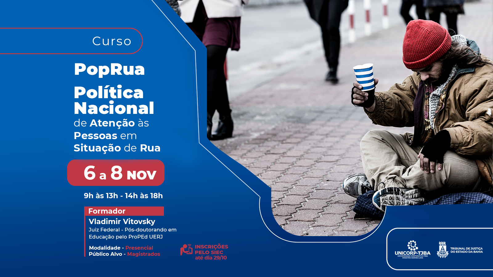 PopRuaJud: curso da Unicorp-TJBA visa acesso à justiça para grupos vulneráveis   