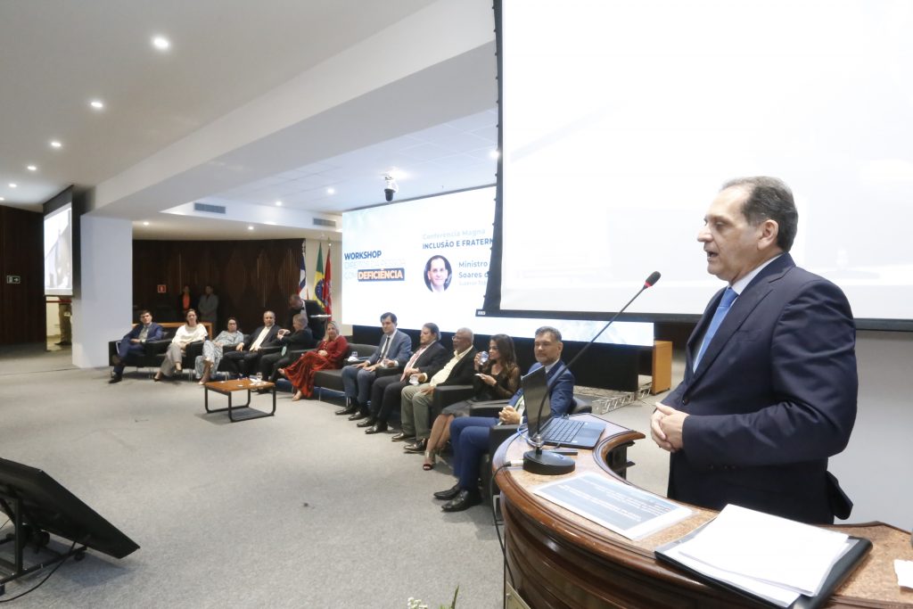 Ministro Reynaldo Soares da Fonseca encerra o Workshop Direitos da Pessoa com Deficiência: “É um debate que concretiza uma promessa constitucional”   