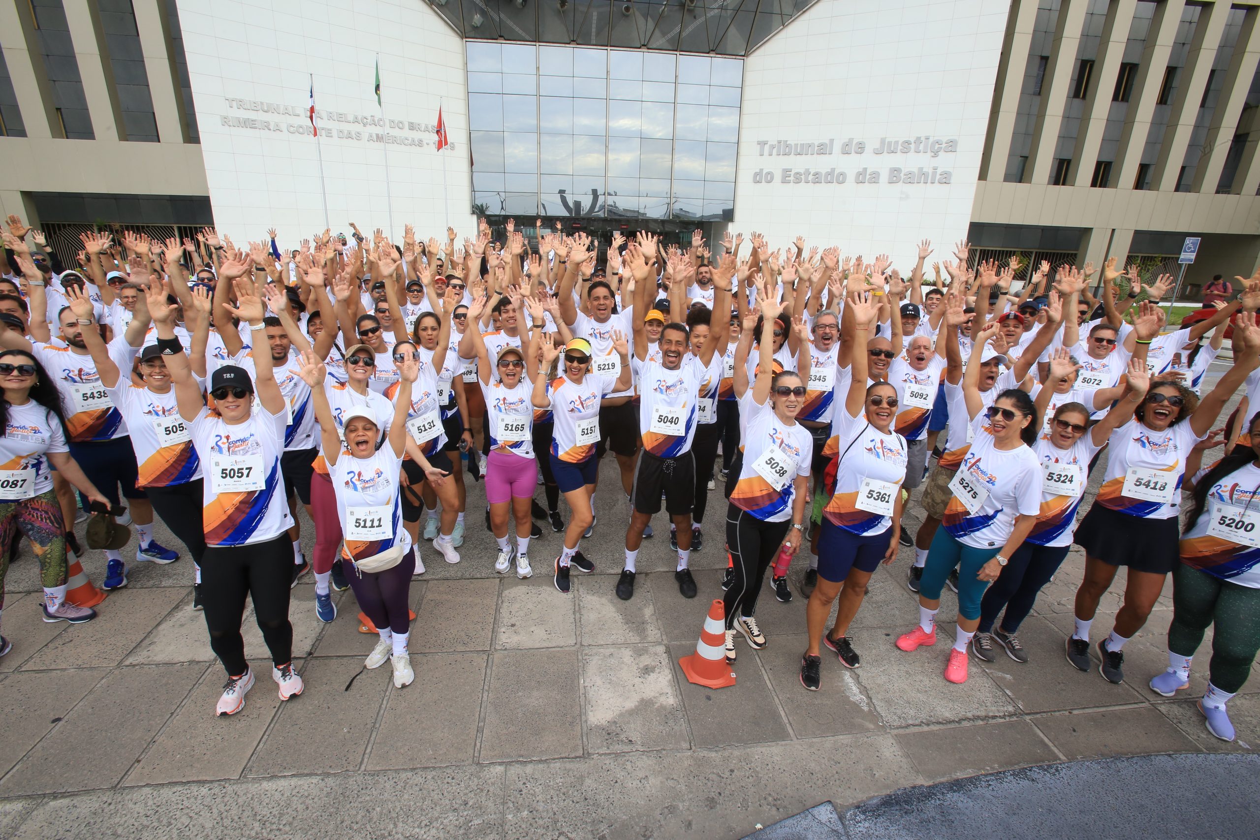 1ª Corrida da Justiça proporciona momento de lazer e confraternização; mais de 2 toneladas de alimentos foram arrecadadas     