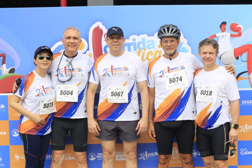 1ª Corrida da Justiça proporciona momento de lazer e confraternização; mais de 2 toneladas de alimentos foram arrecadadas     