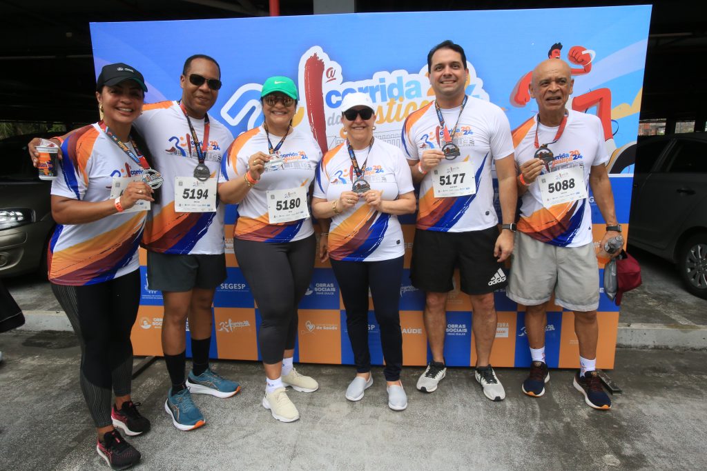 1ª Corrida da Justiça proporciona momento de lazer e confraternização; mais de 2 toneladas de alimentos foram arrecadadas     