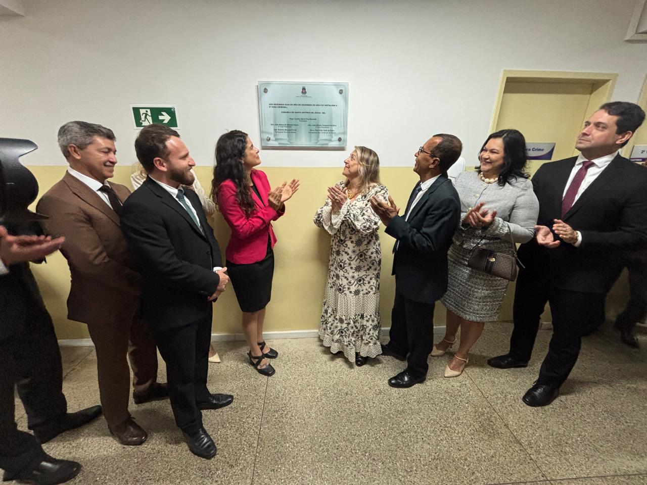 Desembargadora Presidente Cynthia Resende instala 2ª Vara Criminal de Santo Antônio de Jesus   