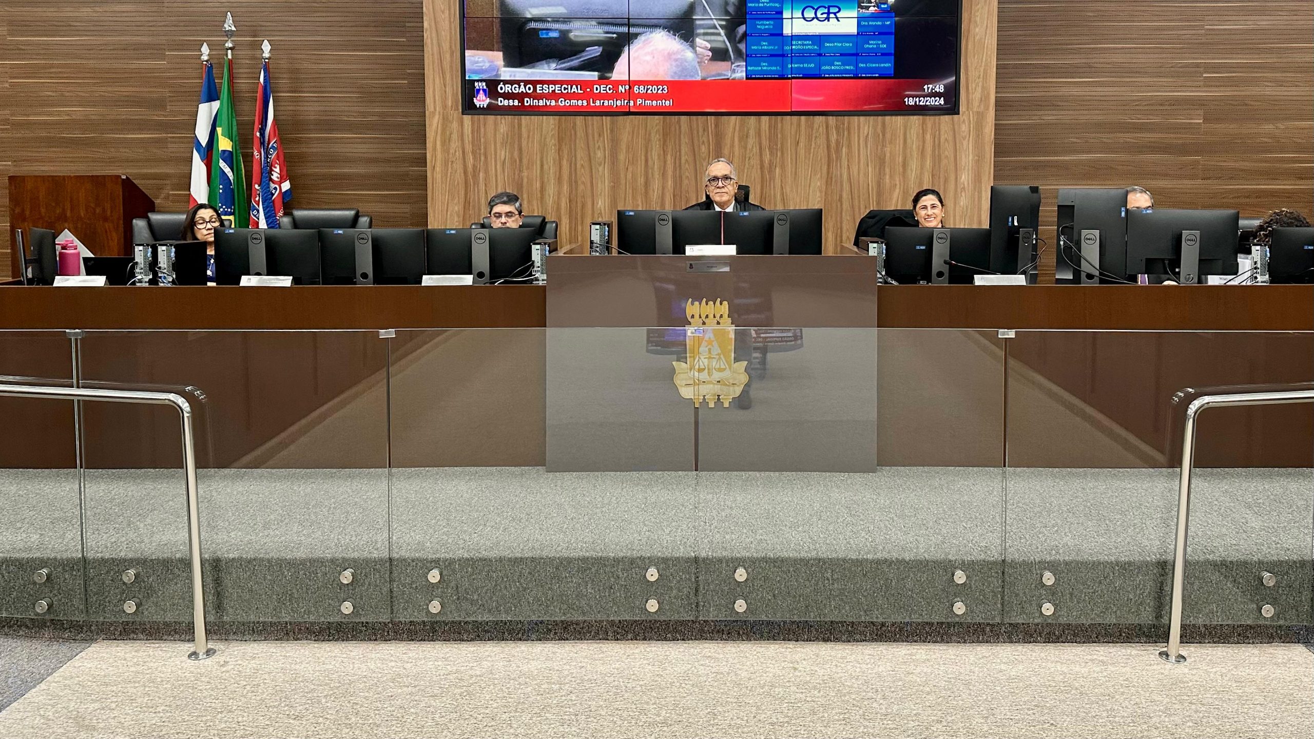 Órgão Especial encerra o primeiro exercício no ano de 2024 com sessão extraordinária presidida pelo Desembargador João Bôsco    