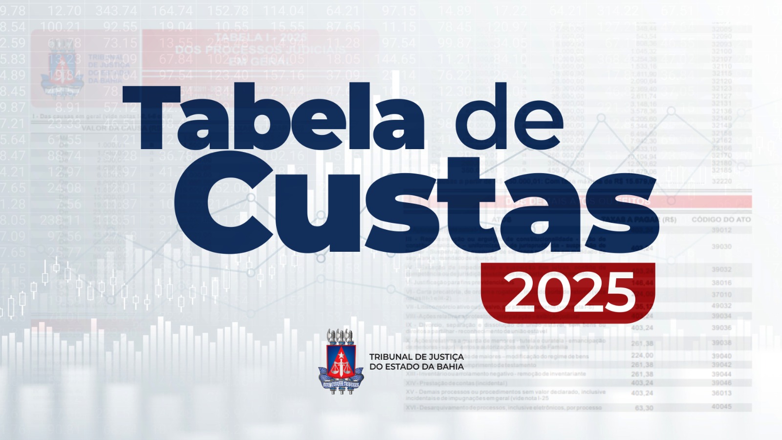 Ajuste anual dos valores da tabela de custas, taxas e emolumentos já está em vigor  
