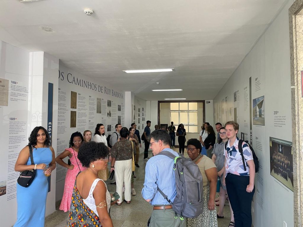 Estudantes do Seminário Teológico de Princeton, nos EUA, visitam o Fórum Ruy Barbosa e a Sociedade Protetora dos Desvalidos    