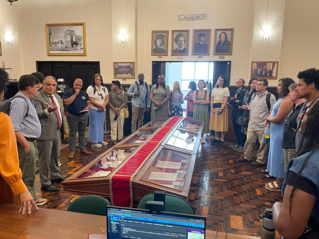 Estudantes do Seminário Teológico de Princeton, nos EUA, visitam o Fórum Ruy Barbosa e a Sociedade Protetora dos Desvalidos    