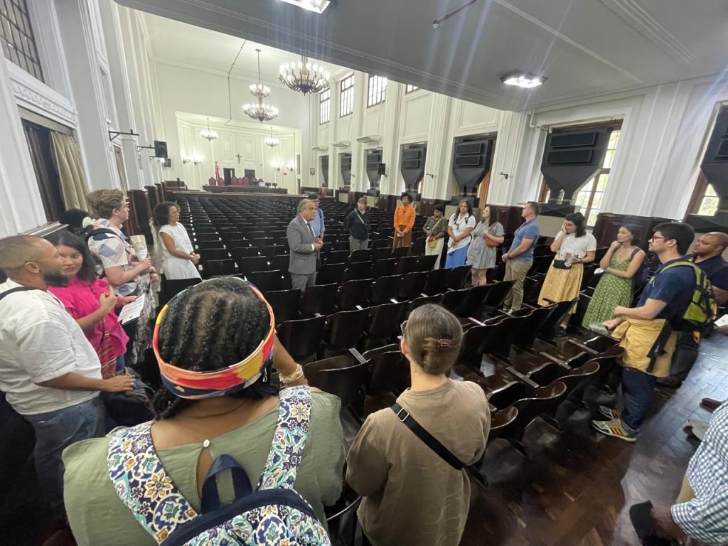 Estudantes do Seminário Teológico de Princeton, nos EUA, visitam o Fórum Ruy Barbosa e a Sociedade Protetora dos Desvalidos    