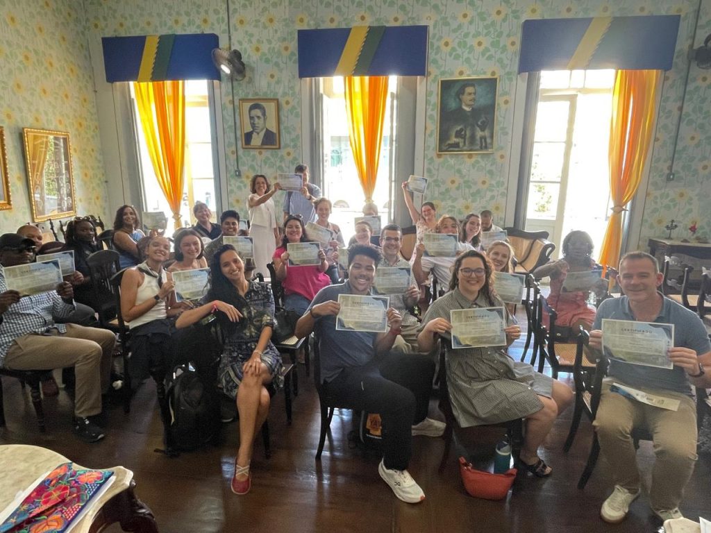 Estudantes do Seminário Teológico de Princeton, nos EUA, visitam o Fórum Ruy Barbosa e a Sociedade Protetora dos Desvalidos    