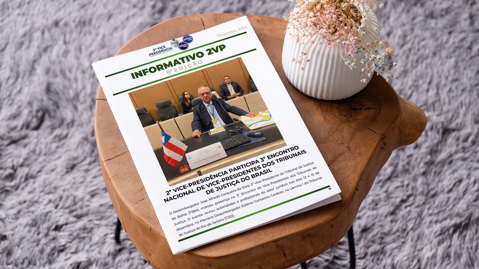 Informativo da 2ª Vice-Presidência destaca participação da unidade no 3º Encontro Nacional de Vice-Presidentes dos Tribunais de Justiça do Brasil    