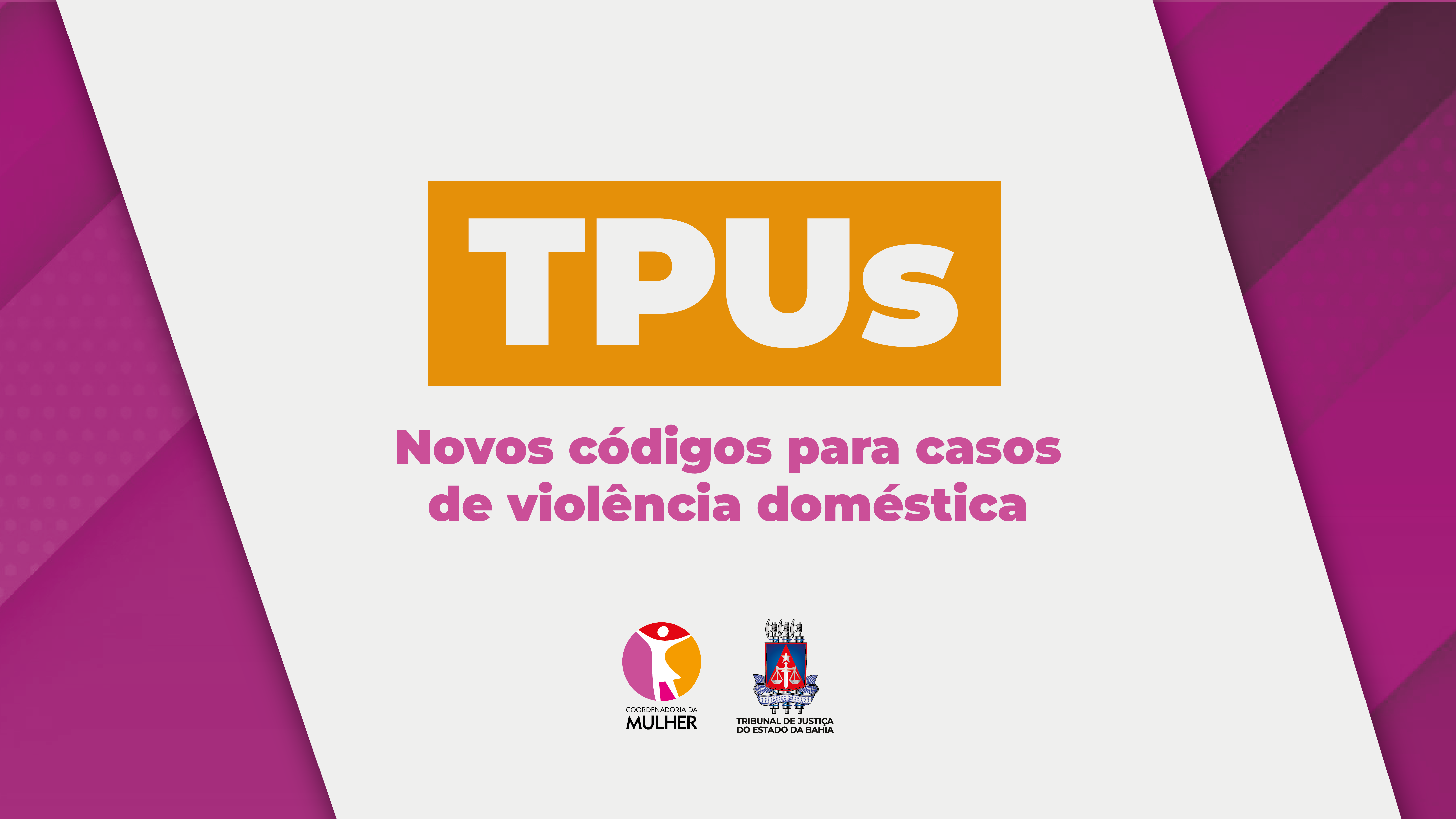 TPU atualiza os códigos para movimentações processuais de medidas protetivas de urgência     