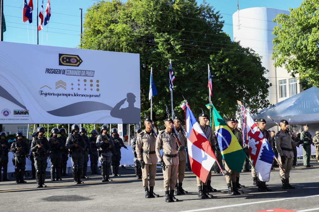 TJBA participa de cerimônia de Passagem de Comando-Geral da PMBA   