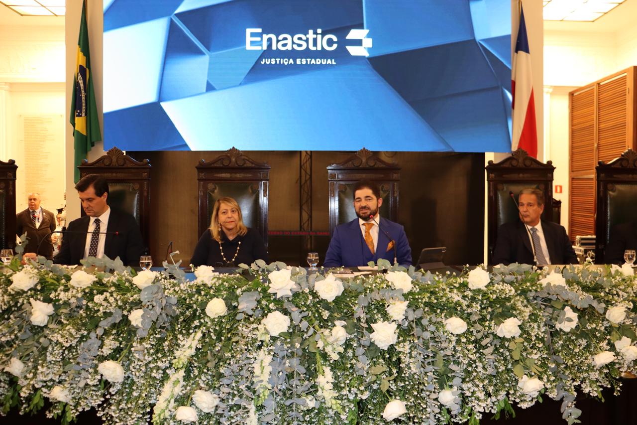 Encontro Nacional de Tecnologia e Inovação da Justiça Estadual (Enastic) tem início no Fórum Ruy Barbosa  