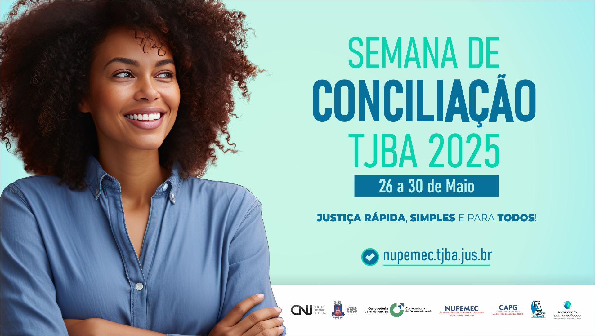 Semanas Estaduais da Conciliação serão realizadas de 26 a 30 de maio e de 15 a 19 de setembro    