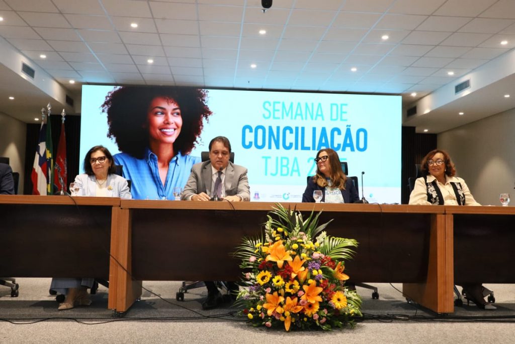 TJBA abre Semana Estadual da Conciliação com palestras, reinauguração do Nupemec e Feira “Conciliando Cidadania”    