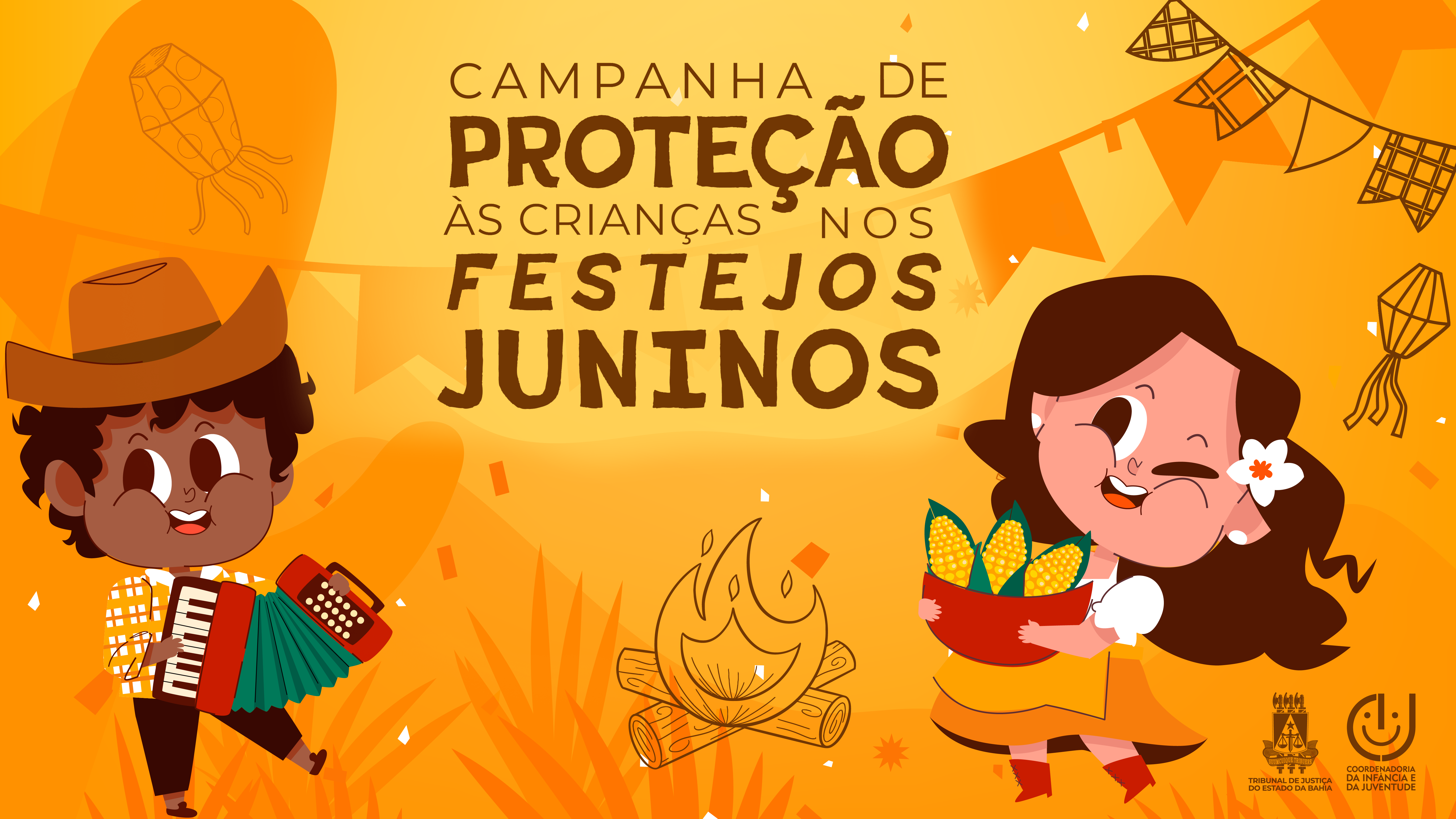 TJBA lança campanha de proteção às crianças e aos adolescentes no período junino    
