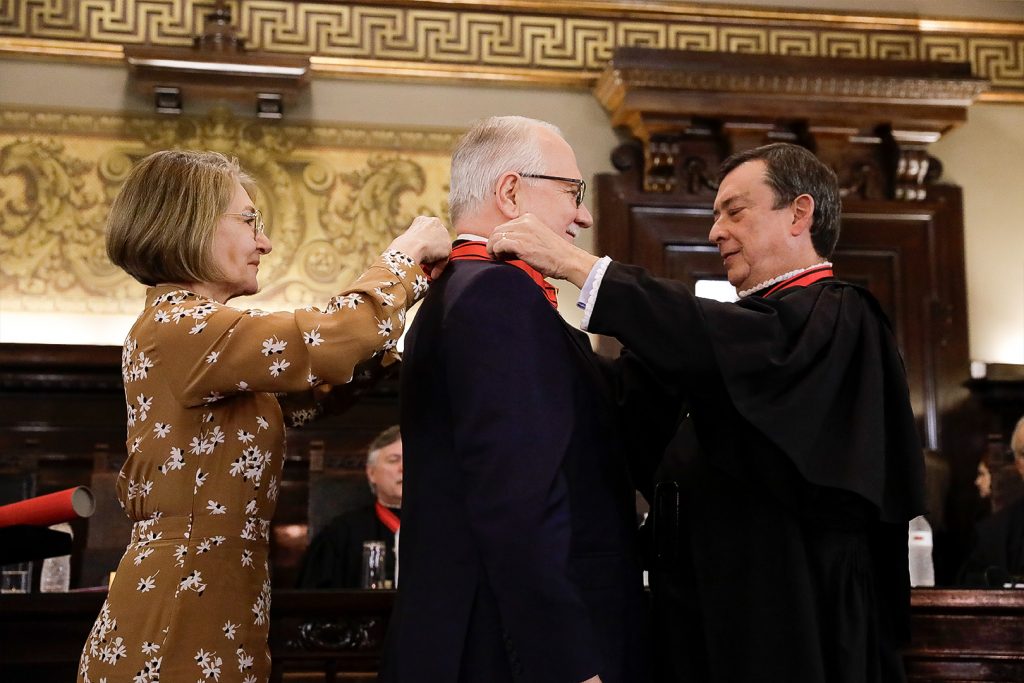 Presidente do TJBA prestigia outorga do “Colar do Mérito Judiciário” ao Ministro Edson Fachin   