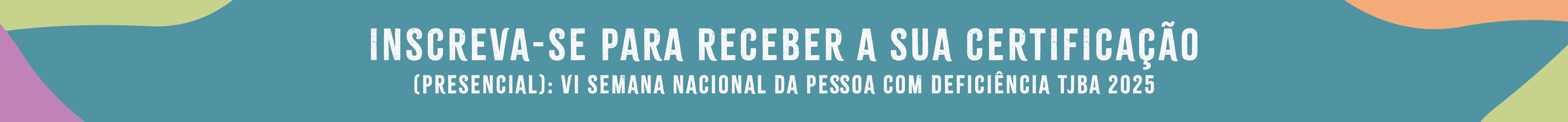 VI Semana Nacional da Pessoa com Deficiência - Curso de Audiodescrição  